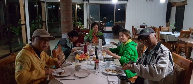 dinner during tanzania safaris