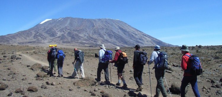 mt kilimanjaro climbing in tanzania, africa